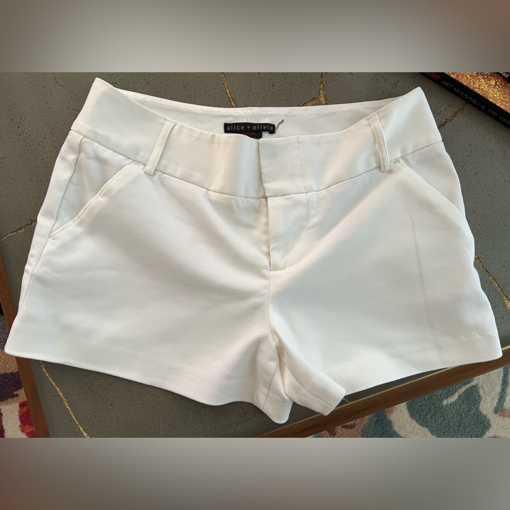 Alice + Olivia White Shorts